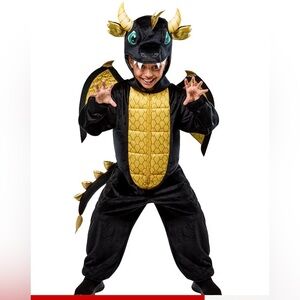 Rubies Black dragon child costume. NWT small 6-8